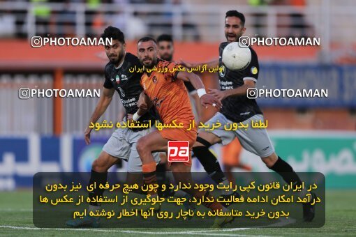 2042709, لیگ برتر فوتبال ایران، Persian Gulf Cup، Week 28، Second Leg، 2023/05/05، Kerman، Shahid Bahonar Stadium، Mes Kerman 1 - 3 Tractor Sazi