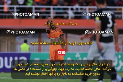 2042714, لیگ برتر فوتبال ایران، Persian Gulf Cup، Week 28، Second Leg، 2023/05/05، Kerman، Shahid Bahonar Stadium، Mes Kerman 1 - 3 Tractor Sazi