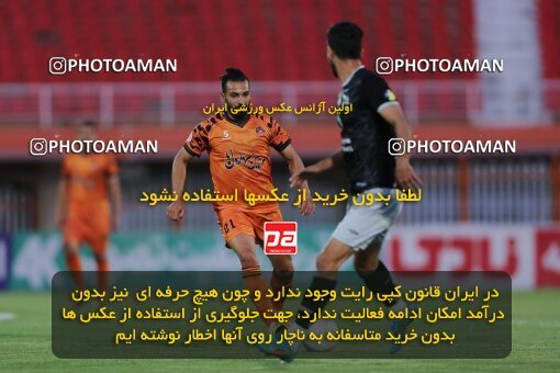 2042716, لیگ برتر فوتبال ایران، Persian Gulf Cup، Week 28، Second Leg، 2023/05/05، Kerman، Shahid Bahonar Stadium، Mes Kerman 1 - 3 Tractor Sazi
