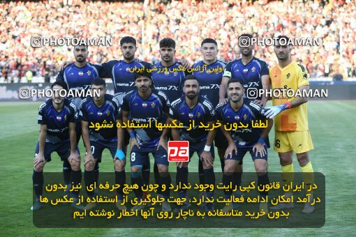 2038800, لیگ برتر فوتبال ایران، Persian Gulf Cup، Week 28، Second Leg، 2023/05/06، Tehran، Azadi Stadium، Paykan 0 - ۱ Persepolis