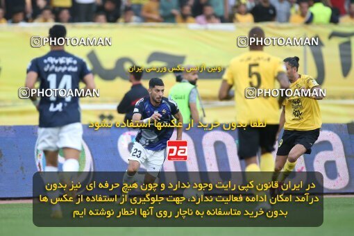 2014893, لیگ برتر فوتبال ایران، Persian Gulf Cup، Week 29، Second Leg، 2023/05/12، Isfahan، Naghsh-e Jahan Stadium، Sepahan 5 - 0 Paykan