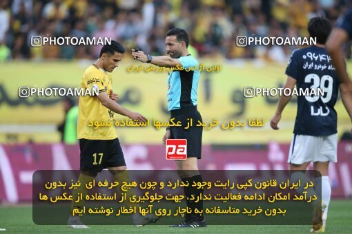 2014903, لیگ برتر فوتبال ایران، Persian Gulf Cup، Week 29، Second Leg، 2023/05/12، Isfahan، Naghsh-e Jahan Stadium، Sepahan 5 - 0 Paykan