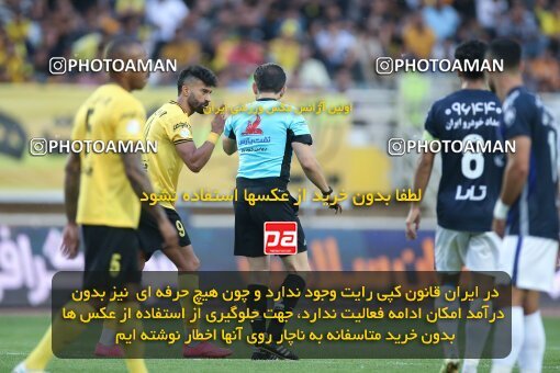 2014930, لیگ برتر فوتبال ایران، Persian Gulf Cup، Week 29، Second Leg، 2023/05/12، Isfahan، Naghsh-e Jahan Stadium، Sepahan 5 - 0 Paykan