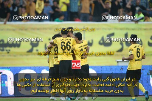 2014976, لیگ برتر فوتبال ایران، Persian Gulf Cup، Week 29، Second Leg، 2023/05/12، Isfahan، Naghsh-e Jahan Stadium، Sepahan 5 - 0 Paykan
