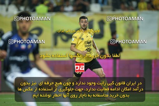 2015037, لیگ برتر فوتبال ایران، Persian Gulf Cup، Week 29، Second Leg، 2023/05/12، Isfahan، Naghsh-e Jahan Stadium، Sepahan 5 - 0 Paykan