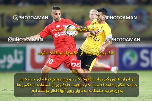2073984, Iran pro league, 2023-2024، Persian Gulf Cup، Week 1، First Leg، 2023/08/10، Isfahan، Naghsh-e Jahan Stadium، Sepahan 3 - ۱ Tractor Sazi