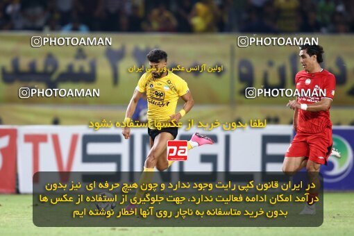 2074096, Iran pro league, 2023-2024، Persian Gulf Cup، Week 1، First Leg، 2023/08/10، Isfahan، Naghsh-e Jahan Stadium، Sepahan 3 - ۱ Tractor Sazi