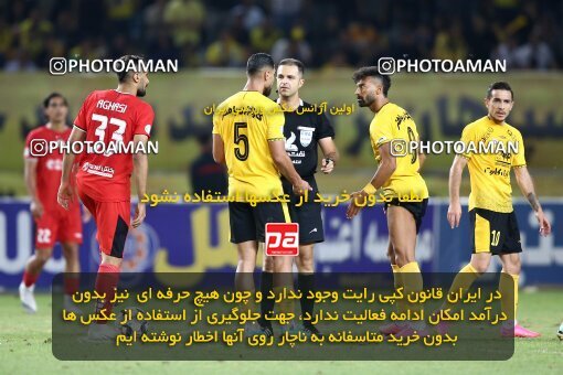 2074118, Iran pro league, 2023-2024، Persian Gulf Cup، Week 1، First Leg، 2023/08/10، Isfahan، Naghsh-e Jahan Stadium، Sepahan 3 - ۱ Tractor Sazi