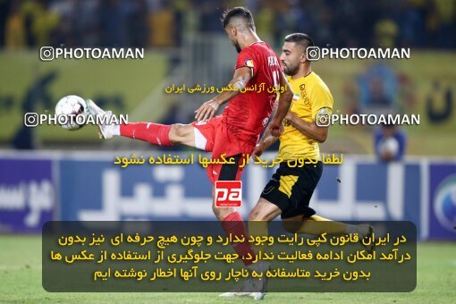 2074199, Iran pro league, 2023-2024، Persian Gulf Cup، Week 1، First Leg، 2023/08/10، Isfahan، Naghsh-e Jahan Stadium، Sepahan 3 - ۱ Tractor Sazi