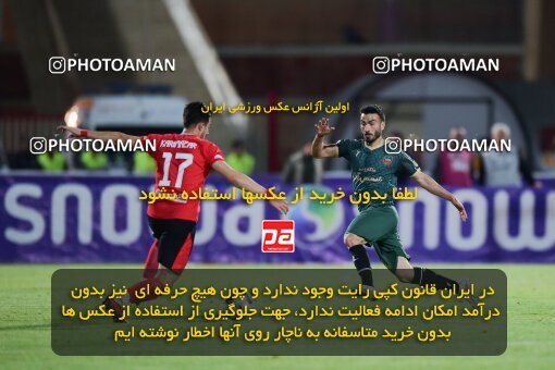 2120890, Iran pro league, 2023-2024، Persian Gulf Cup، Week 6، First Leg، 2023/10/21، Tabriz، Yadegar-e Emam Stadium، Tractor Sazi 2 - 3 شمس آذر قزوین
