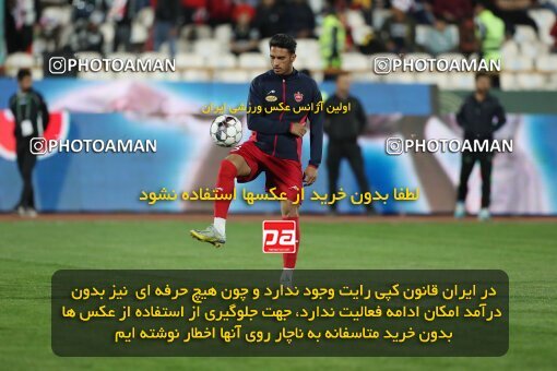 2135305, Iran pro league, 2023-2024، Persian Gulf Cup، Week 9، First Leg، 2023/11/02، Tehran، Azadi Stadium، Persepolis 2 - 2 Sanat Naft Abadan