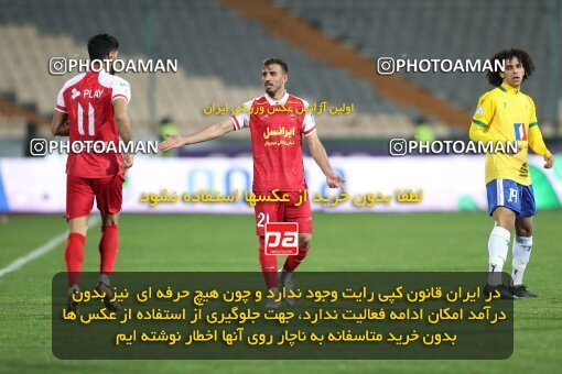 2135404, Iran pro league, 2023-2024، Persian Gulf Cup، Week 9، First Leg، 2023/11/02، Tehran، Azadi Stadium، Persepolis 2 - 2 Sanat Naft Abadan