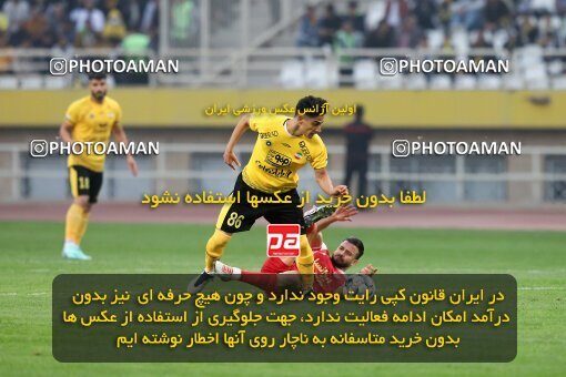 2138706, Iran pro league, 2023-2024، Persian Gulf Cup، Week 10، First Leg، 2023/11/12، Isfahan، Naghsh-e Jahan Stadium، Sepahan 1 - 0 Persepolis
