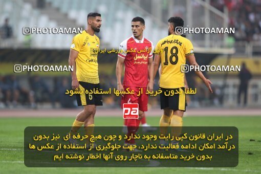 2141650, Iran pro league, 2023-2024، Persian Gulf Cup، Week 10، First Leg، 2023/11/12، Isfahan، Naghsh-e Jahan Stadium، Sepahan 1 - 0 Persepolis