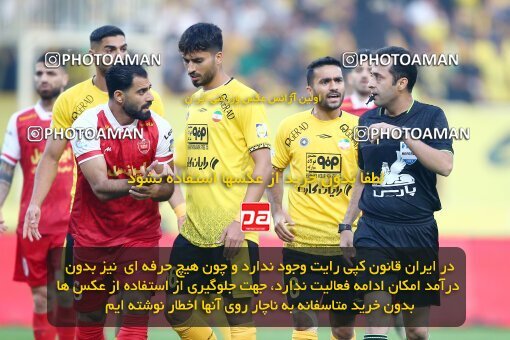 2142079, Iran pro league, 2023-2024، Persian Gulf Cup، Week 10، First Leg، 2023/11/12، Isfahan، Naghsh-e Jahan Stadium، Sepahan 1 - 0 Persepolis