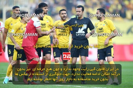 2142080, Iran pro league, 2023-2024، Persian Gulf Cup، Week 10، First Leg، 2023/11/12، Isfahan، Naghsh-e Jahan Stadium، Sepahan 1 - 0 Persepolis
