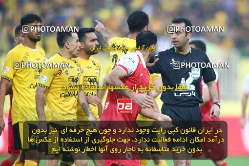 2142081, Iran pro league, 2023-2024، Persian Gulf Cup، Week 10، First Leg، 2023/11/12، Isfahan، Naghsh-e Jahan Stadium، Sepahan 1 - 0 Persepolis