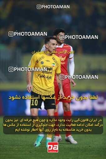 2139104, Iran pro league, 2023-2024، Persian Gulf Cup، Week 10، First Leg، 2023/11/12، Isfahan، Naghsh-e Jahan Stadium، Sepahan 1 - 0 Persepolis