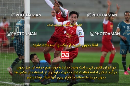 2175839, Iran pro league, 2023-2024، Persian Gulf Cup، Week 14، First Leg، 2023/12/24، Tehran، Azadi Stadium، Persepolis 2 - ۱ شمس آذر قزوین