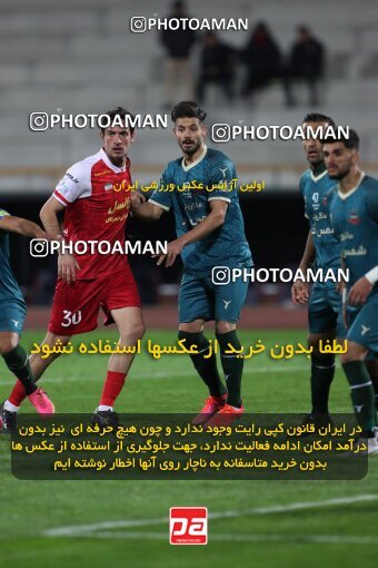 2175887, Iran pro league, 2023-2024، Persian Gulf Cup، Week 14، First Leg، 2023/12/24، Tehran، Azadi Stadium، Persepolis 2 - ۱ شمس آذر قزوین
