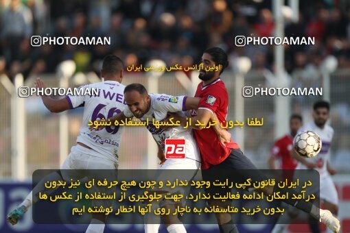 2171810, Iran pro league, 2023-2024، Persian Gulf Cup، Week 14، First Leg، 2023/12/24، قائم شهر، Vatani Football Stadium، Nassaji Qaemshahr 2 - 2 Havadar S.C.