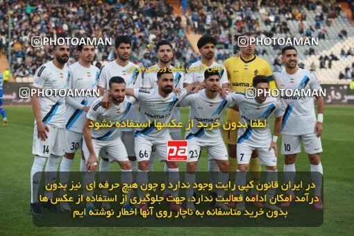 2186226, Iran pro league, 2023-2024، Persian Gulf Cup، Week 15، First Leg، 2023/12/30، Tehran، Azadi Stadium، Esteghlal 2 - ۱ Paykan