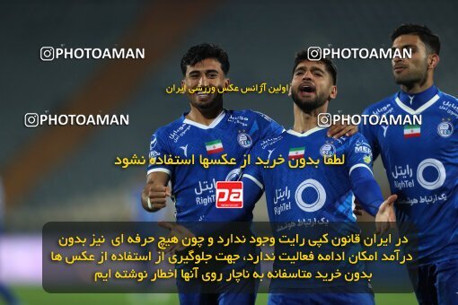 2209822, Iran pro league, 2023-2024، Persian Gulf Cup، Week 16، Second Leg، 2024/02/16، Tehran، Azadi Stadium، Esteghlal 1 - 0 Sanat Naft Abadan