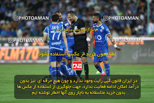 2236293, Iran pro league, 2023-2024، Persian Gulf Cup، Week 22، Second Leg، 2024/04/06، Tehran، Azadi Stadium، Esteghlal 2 - 2 Mes Rafsanjan