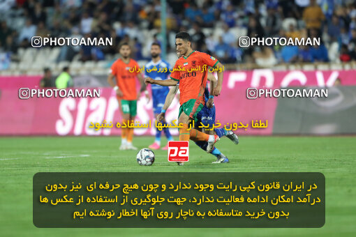 2236302, Iran pro league, 2023-2024، Persian Gulf Cup، Week 22، Second Leg، 2024/04/06، Tehran، Azadi Stadium، Esteghlal 2 - 2 Mes Rafsanjan