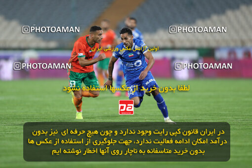 2236303, Iran pro league, 2023-2024، Persian Gulf Cup، Week 22، Second Leg، 2024/04/06، Tehran، Azadi Stadium، Esteghlal 2 - 2 Mes Rafsanjan