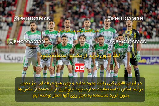 2241395, Iran pro league, 2023-2024، Persian Gulf Cup، Week 22، Second Leg، 2024/04/08، Tabriz، Yadegar-e Emam Stadium، Tractor Sazi 1 - ۱ Aluminium Arak