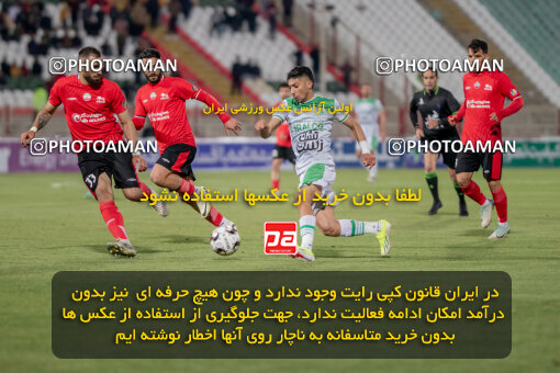 2241586, Iran pro league, 2023-2024، Persian Gulf Cup، Week 22، Second Leg، 2024/04/08، Tabriz، Yadegar-e Emam Stadium، Tractor Sazi 1 - ۱ Aluminium Arak