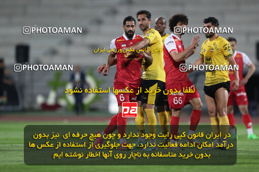 2257721, Tehran, Iran, 23rd period Iran pro league, 2023-2024، Persian Gulf Cup، Week 25، Second Leg، 2024/05/01، Azadi Stadium، Persepolis 0 - 0 Sepahan