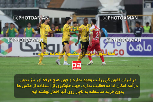2257844, Tehran, Iran, 23rd period Iran pro league, 2023-2024، Persian Gulf Cup، Week 25، Second Leg، 2024/05/01، Azadi Stadium، Persepolis 0 - 0 Sepahan