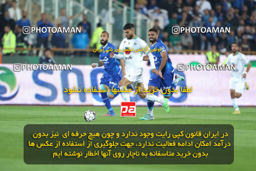 2271044, Tehran, Iran, Iran pro league, 2023-2024، Persian Gulf Cup، Week 26، Second Leg، Esteghlal 2 v 1 Zob Ahan Esfahan on 2024/05/06 at Azadi Stadium