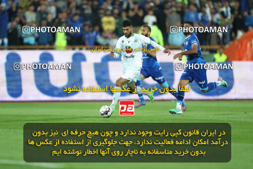 2271046, Tehran, Iran, Iran pro league, 2023-2024، Persian Gulf Cup، Week 26، Second Leg، Esteghlal 2 v 1 Zob Ahan Esfahan on 2024/05/06 at Azadi Stadium