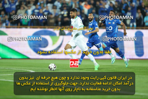 2271047, Tehran, Iran, Iran pro league, 2023-2024، Persian Gulf Cup، Week 26، Second Leg، Esteghlal 2 v 1 Zob Ahan Esfahan on 2024/05/06 at Azadi Stadium