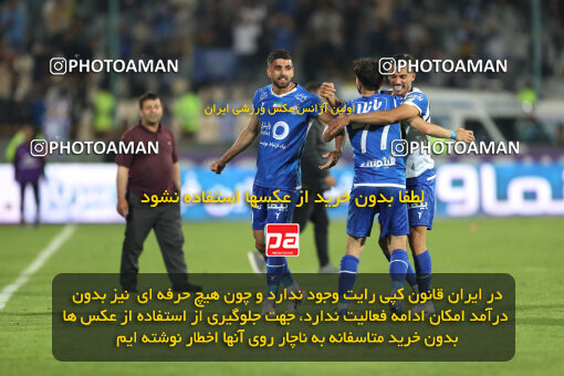 2271210, Tehran, Iran, Iran pro league, 2023-2024، Persian Gulf Cup، Week 26، Second Leg، Esteghlal 2 v 1 Zob Ahan Esfahan on 2024/05/06 at Azadi Stadium